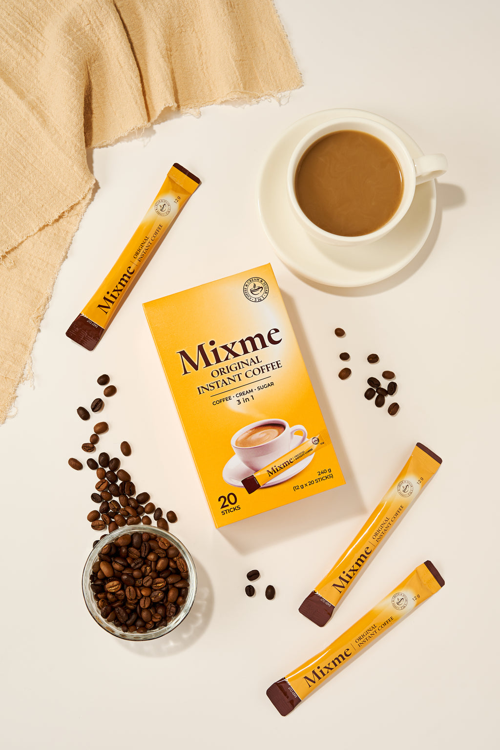 Mixme Original Instant Coffee - 3pk (60 sticks)
