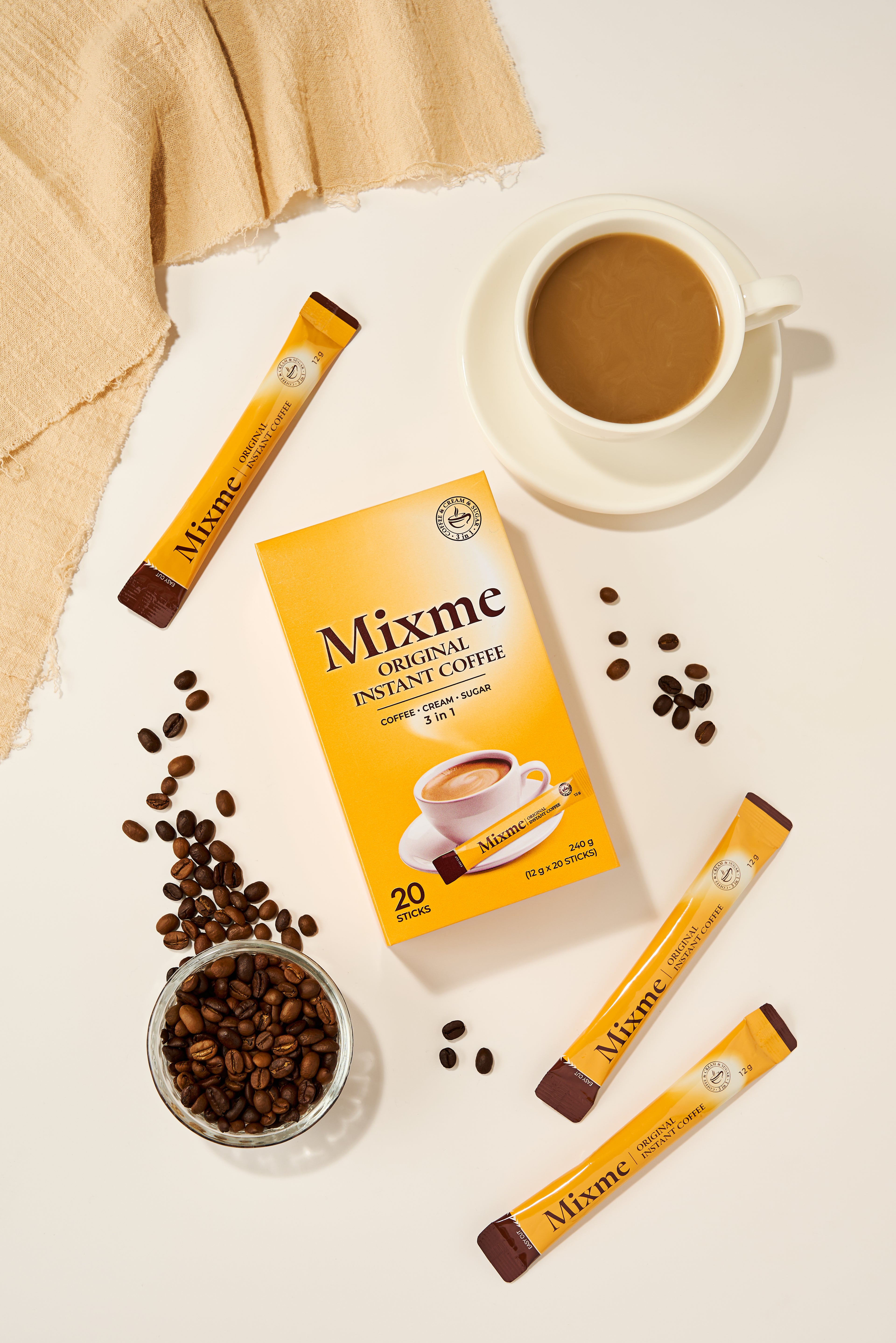 Mixme Original Instant Coffee - 3pk (60 sticks)