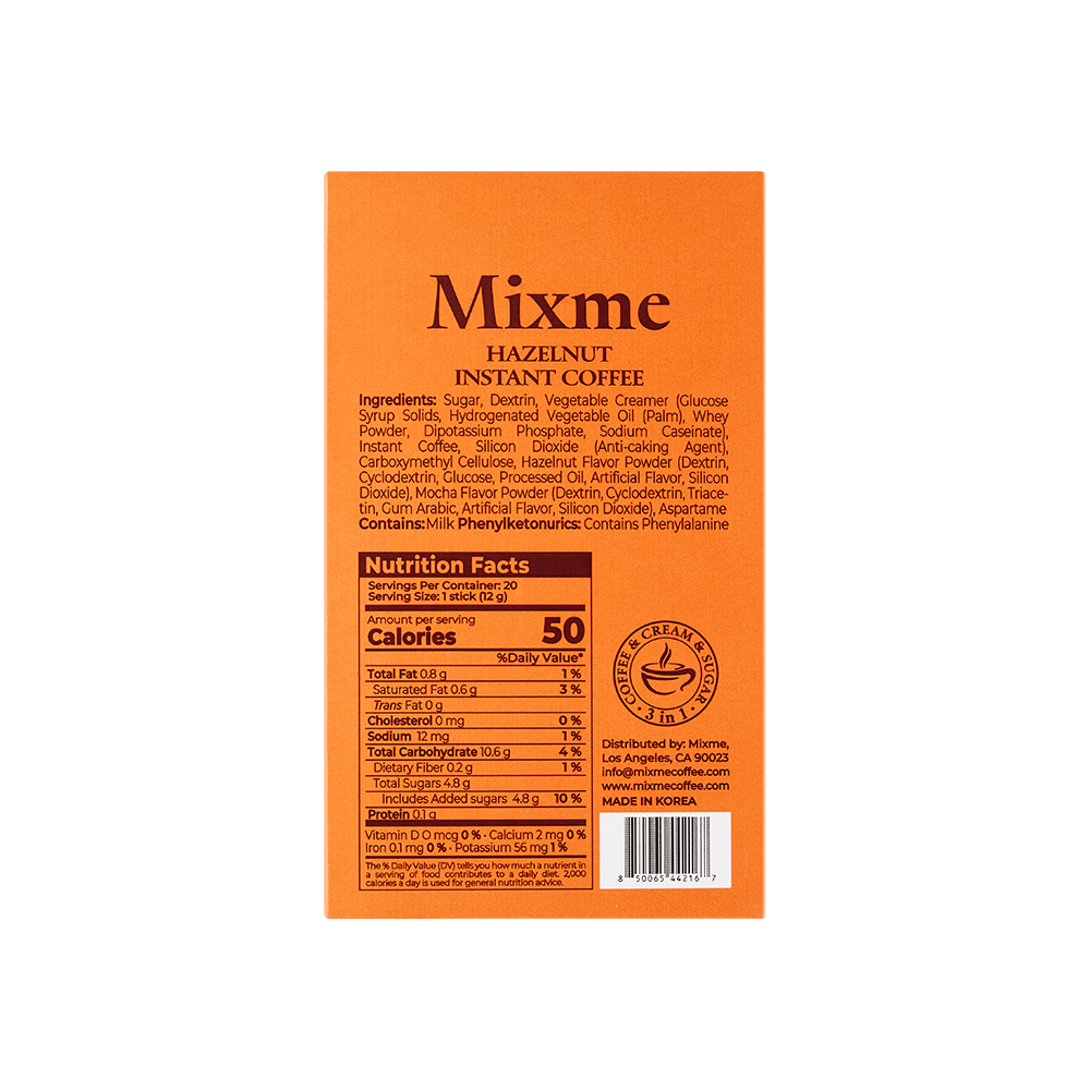Mixme Hazelnut Instant Coffee