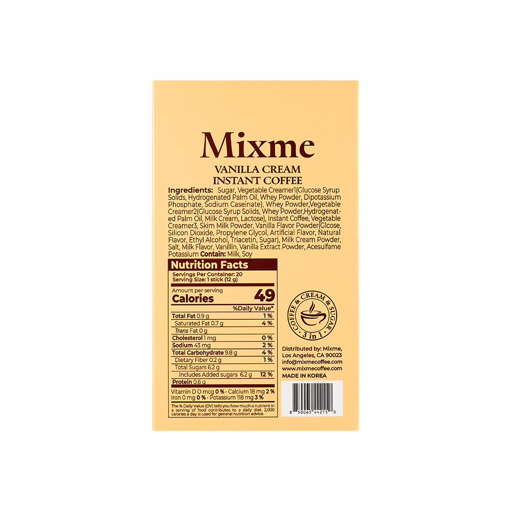 Mixme Vanilla Instant Coffee